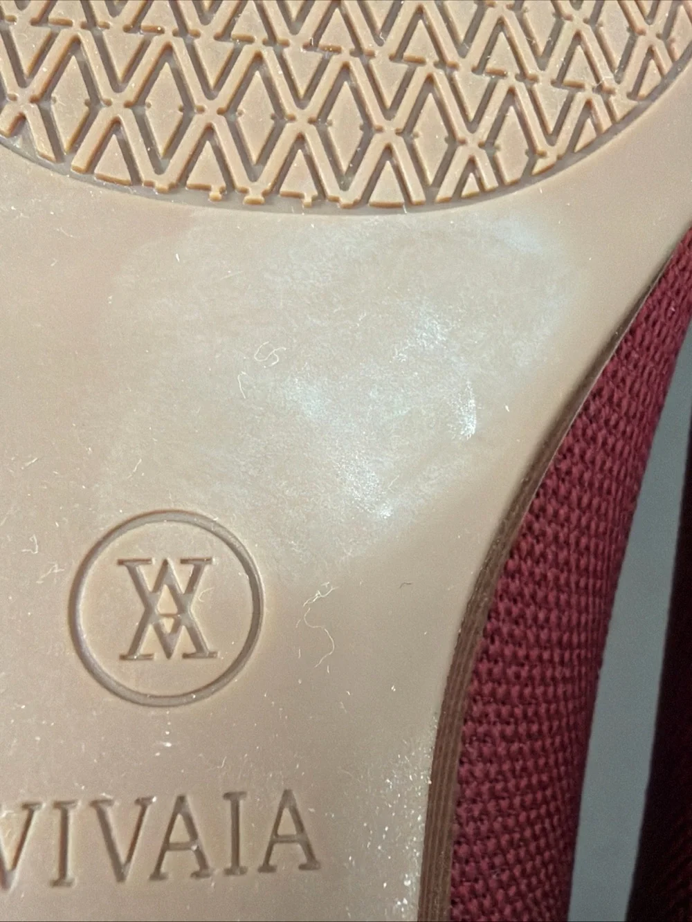 Vivaia WOMEN’S ARIA WEDGE PRO SHOES Burgundy Red US 9-9.5 EU 40 NWOB UNUSED